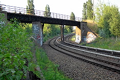 S-Bahn-Trasse nach Karow
