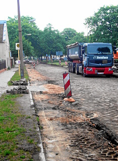 Nordseite Alt-Blankenburg während der Bauarbeiten